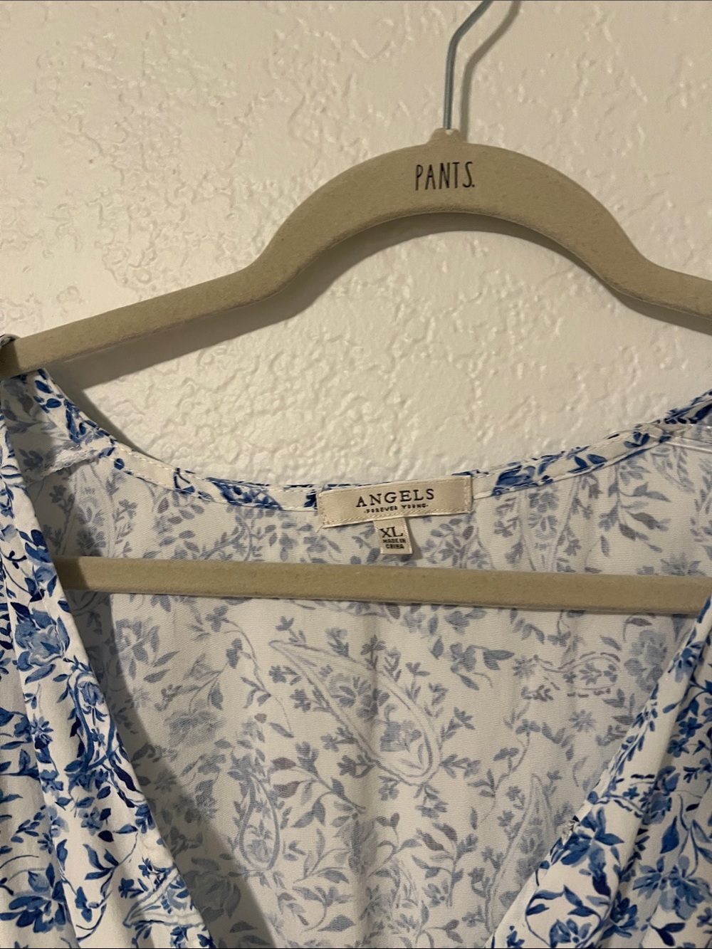 Blue Floral Wrap Maxi Dress - Women - Picture 4 of 4